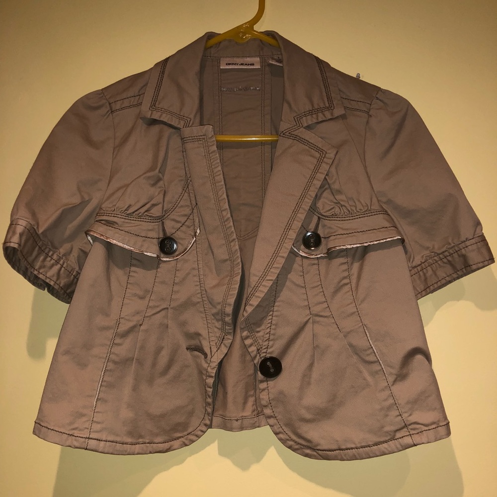 DKNY jeans short sleeve jacket